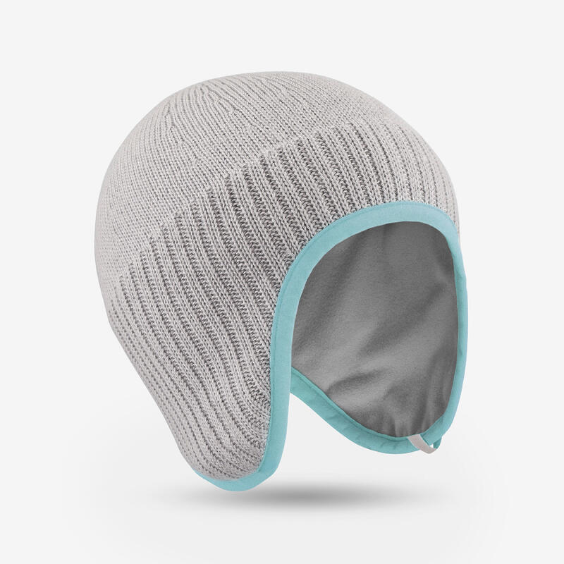 Bonnet péruvien bébé sous-casque de ski / luge