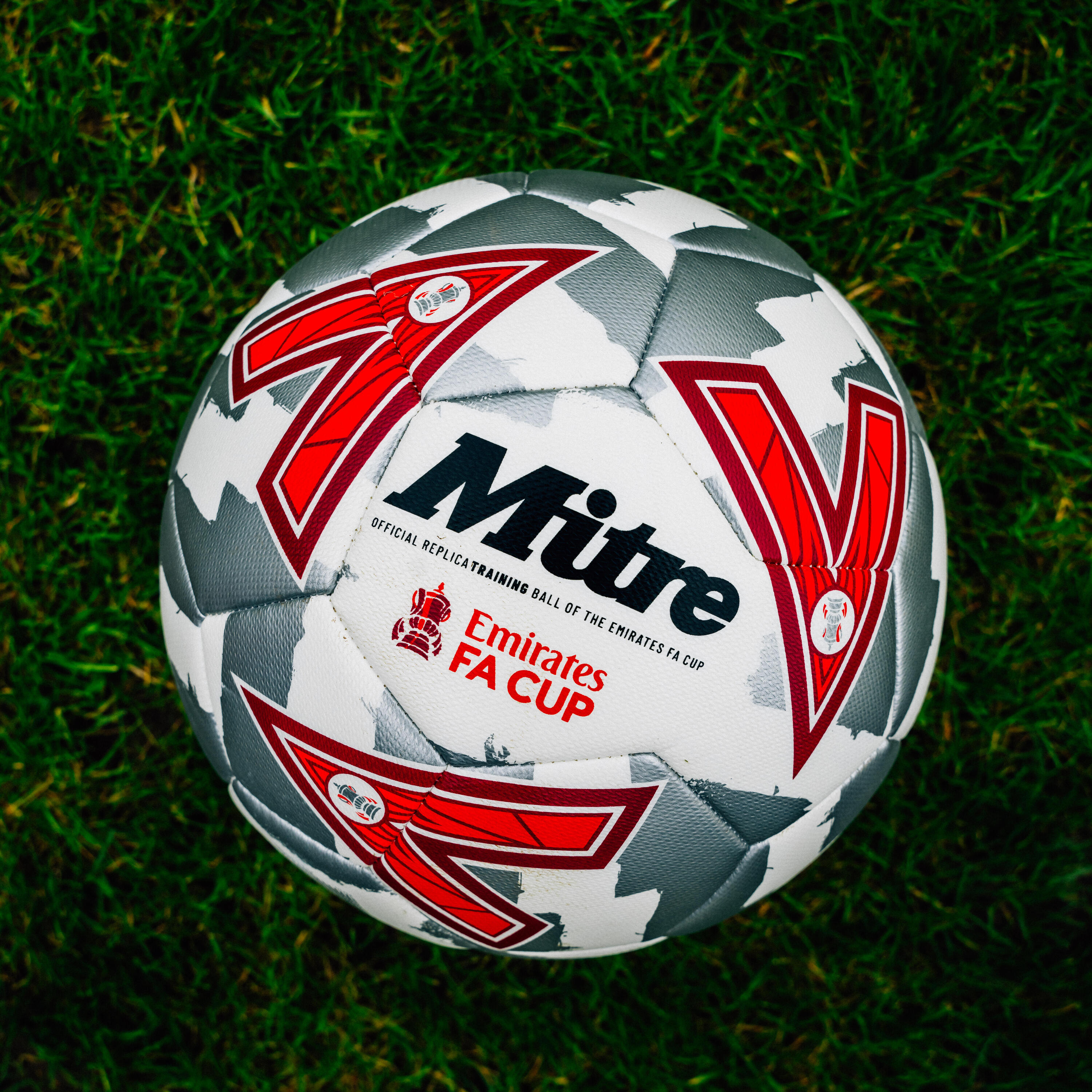 MITRE Football FA Cup Size 5 24/25 White