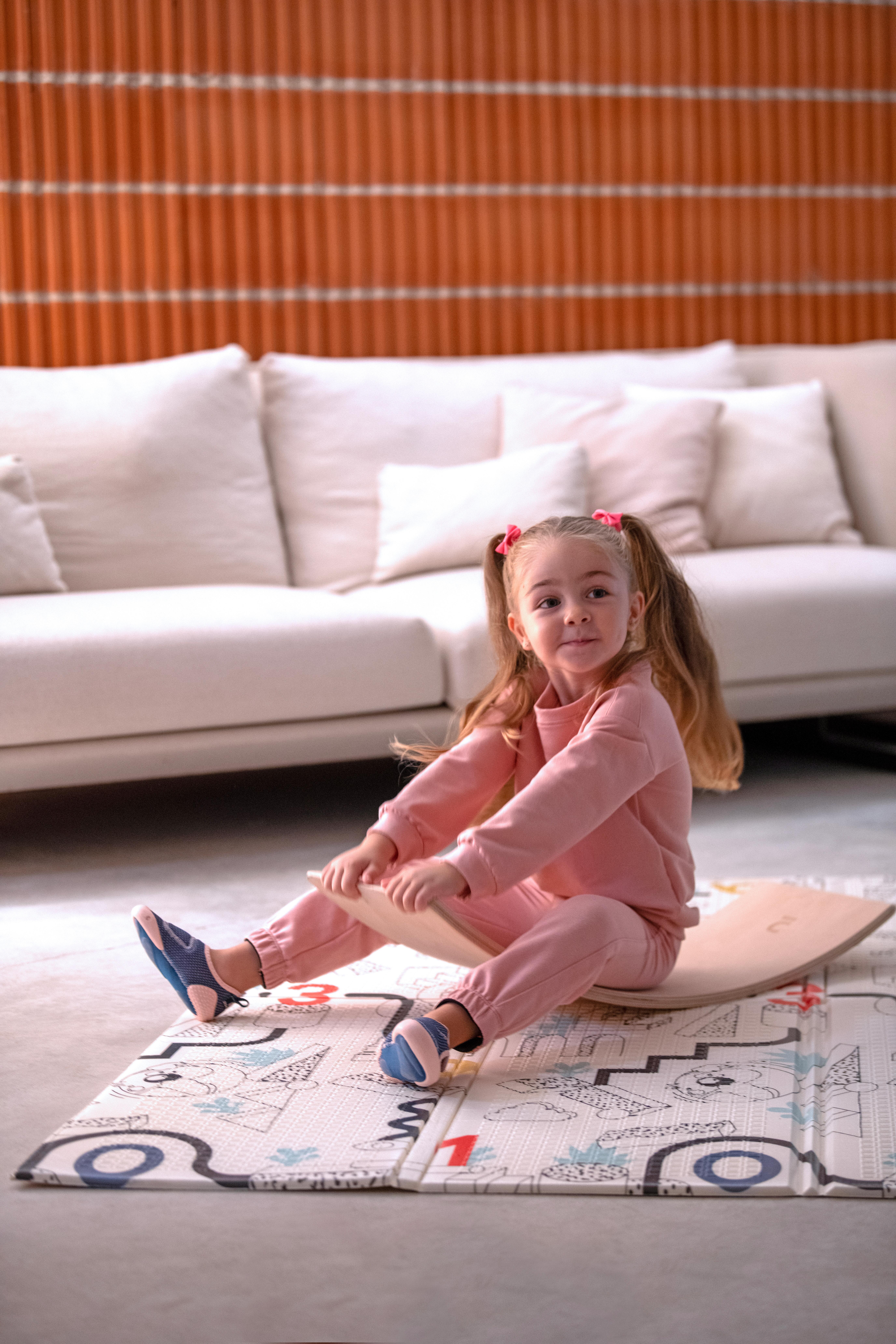 Chaussons antidérapants enfant – Baby Light bleu/rose - DECATHLON