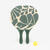 Set raquettes Beach Tennis WOODY RACKET VERT