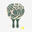 Set rachete Tenis pe plajă WOODY RACKET VERDE