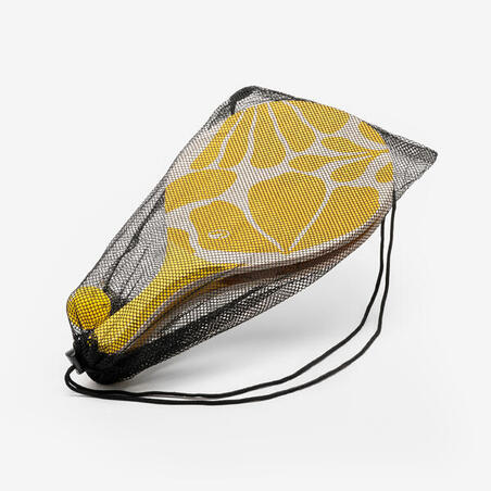 Набір дерев'яних ракеток для пляжного тенісу жовтий