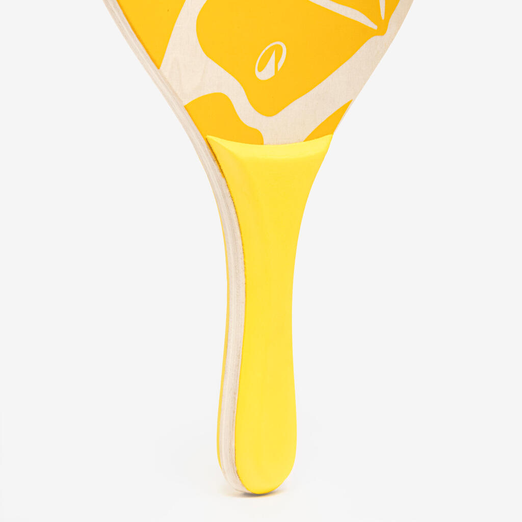 Set raquettes Beach Tennis WOODY RACKET ROUGE