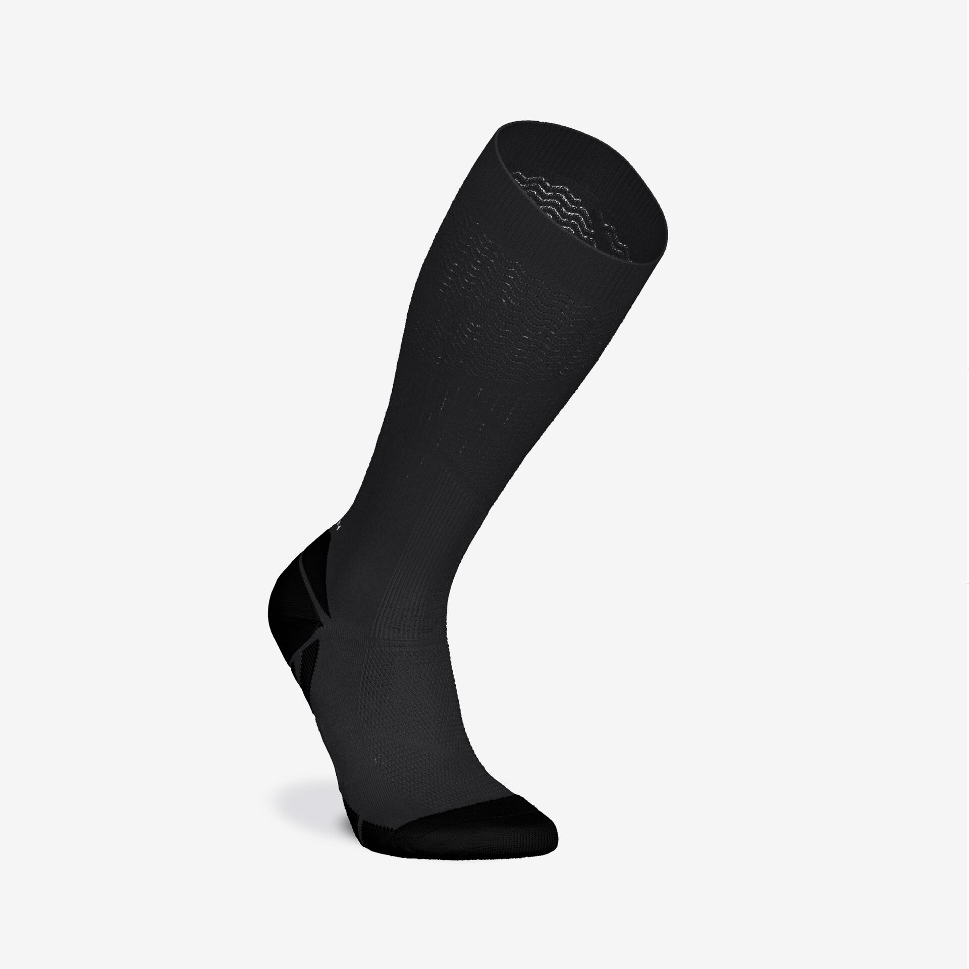 Anti-Blister Breathable Running Compression Socks 900 Black
