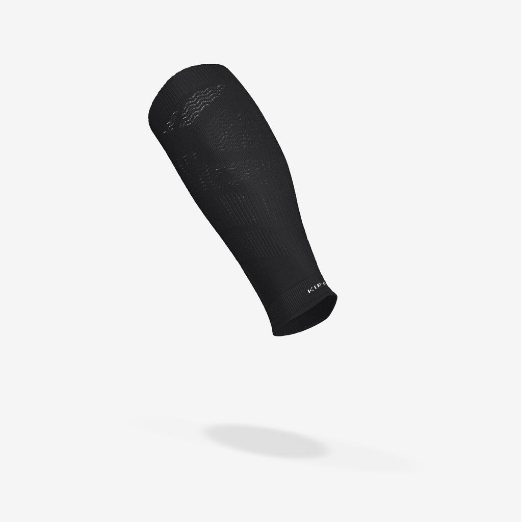 Manchons de compression running KIPRUN 900 noirs