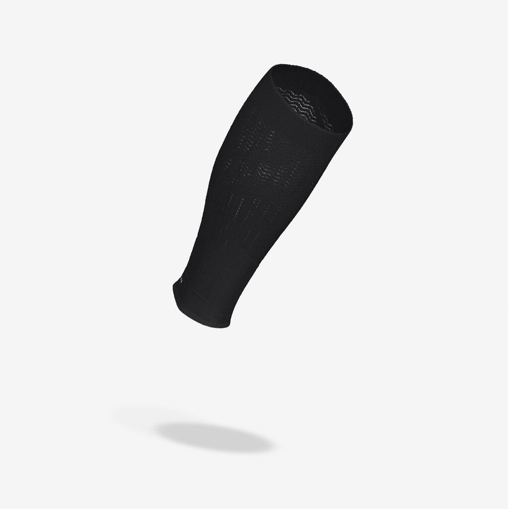 Manchons de compression running KIPRUN 900 noirs