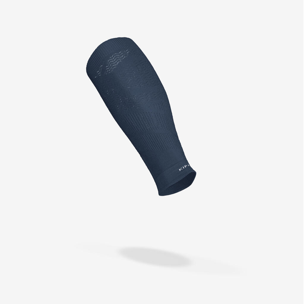 Manchons de compression running KIPRUN 900 bleus