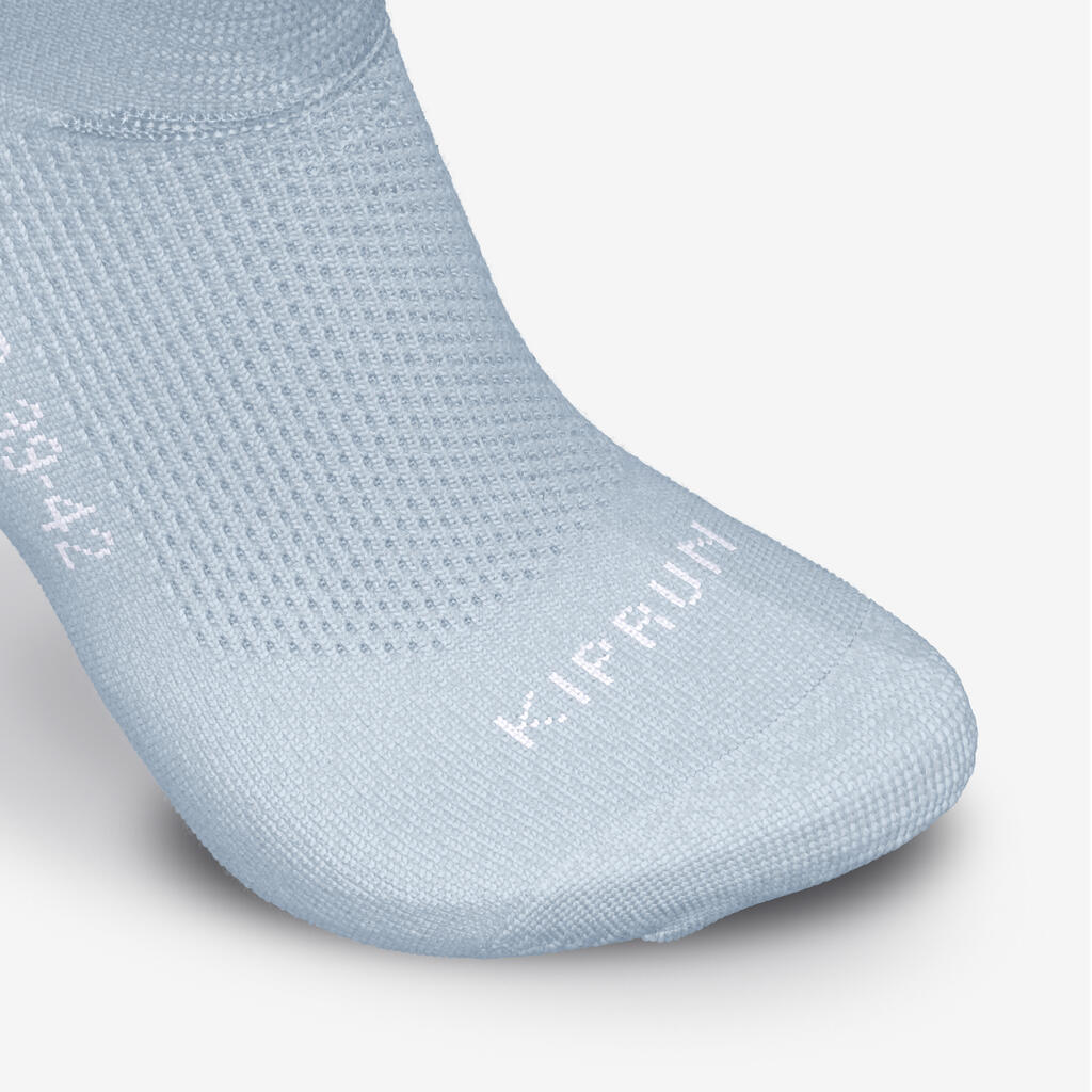 Lot de 2 paires de chaussettes de running run500 fines mid