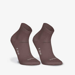 PACK OF 2 PAIRS OF RUN500 FINE CREW RUNNING SOCKS