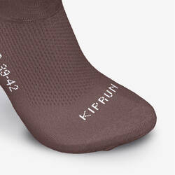 PACK OF 2 PAIRS OF RUN500 FINE CREW RUNNING SOCKS