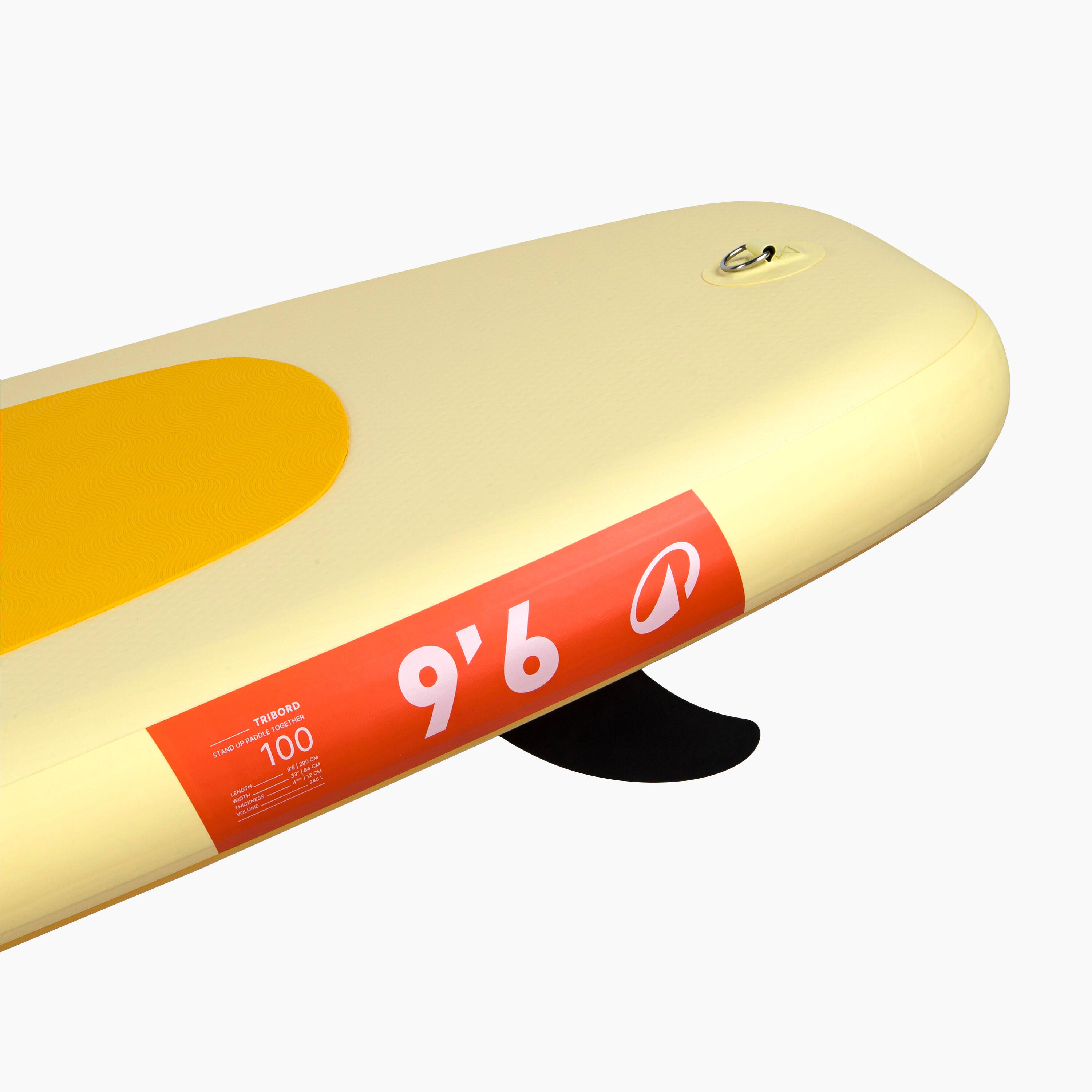 Inflatable stand-up paddleboard pack 9’6, 1 person (up to 80 kg) - 100 Yellow 21/35