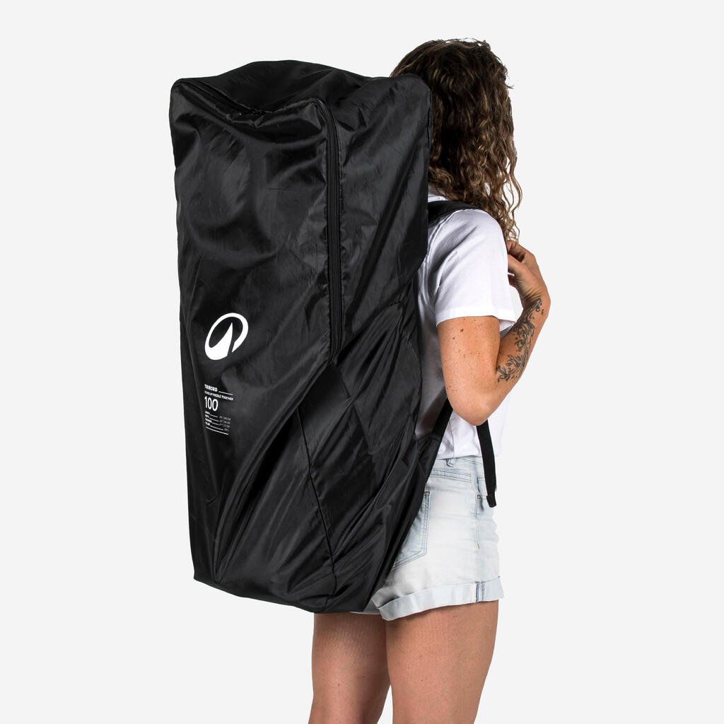 KOMPLET ZA DASKU ZA VESLANJE NA NADUVAVANJE 9’6, 1 osoba (do 80 kg) - 100 žuti