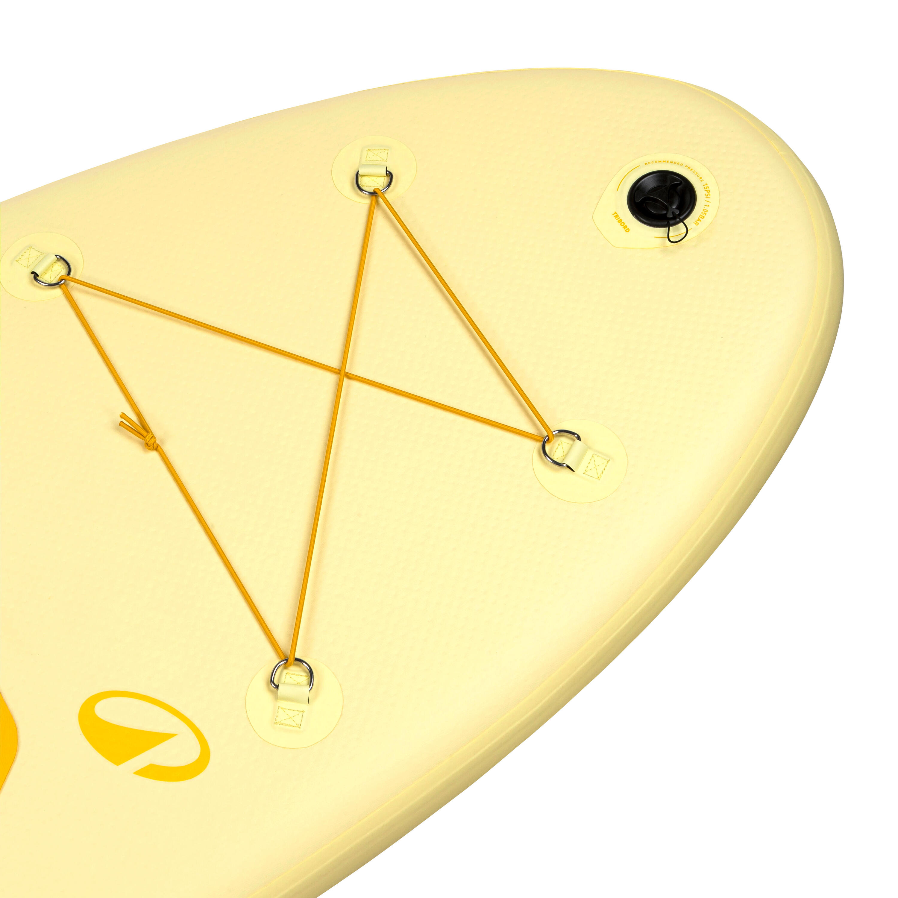 SUP Set Stand up Paddle aufblasbar 9'6  (bis 80 kg) - 100 gelb 18/35