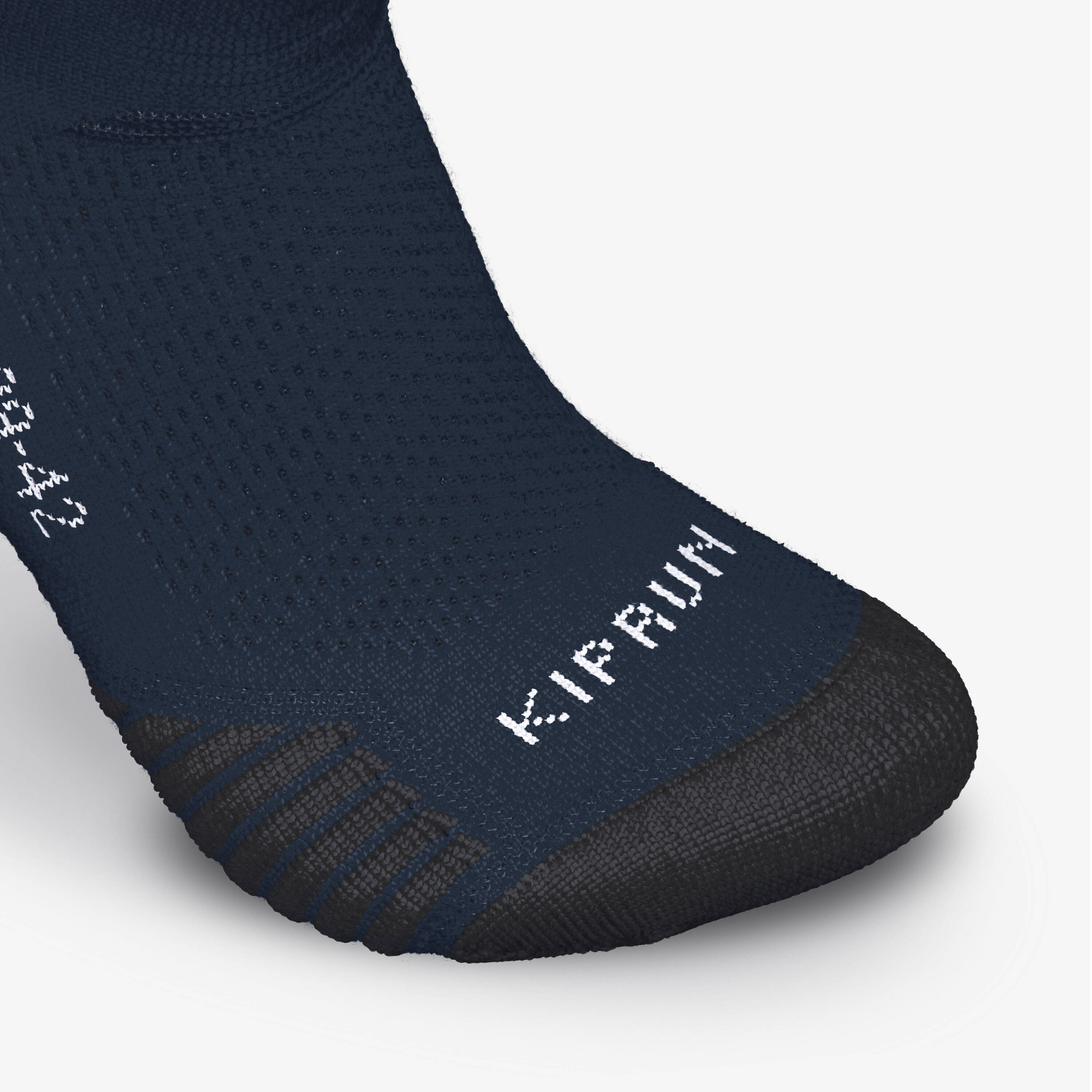 PACK OF 2 PAIRS OF RUN 500 THICK MID RUNNING SOCKS - Abyss Blue -  5