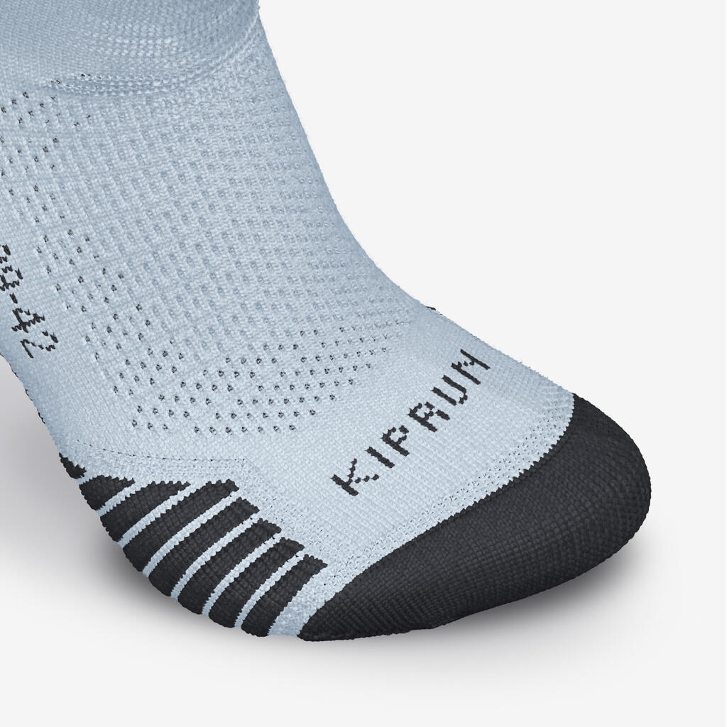 Lot de 2 paires de chaussettes de running run500 epaisses mid