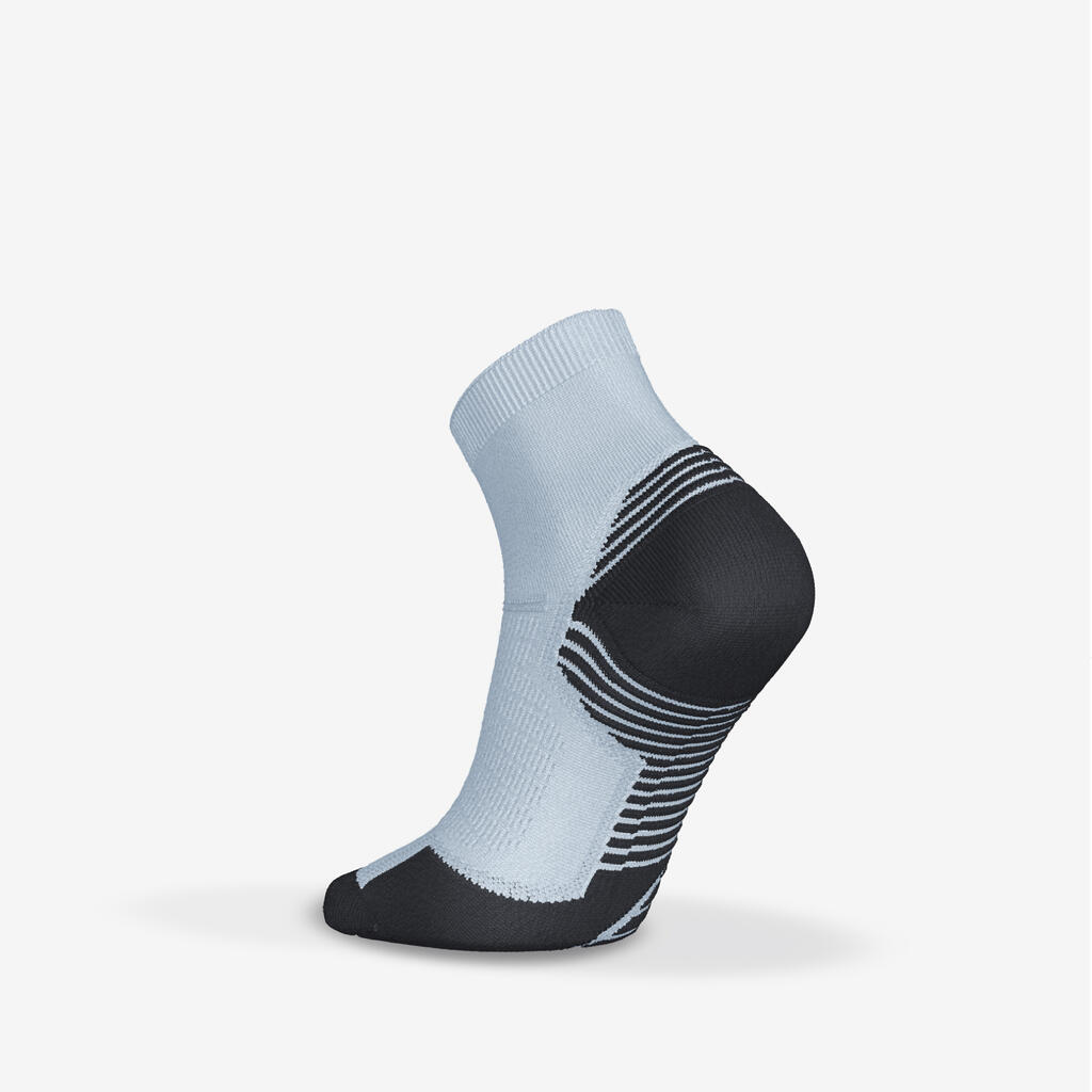 Lot de 2 paires de chaussettes de running run500 epaisses mid