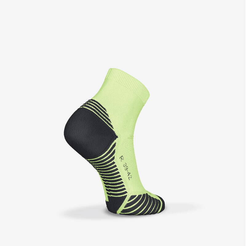 Lot de 2 paires de chaussettes de running run500 epaisses mid