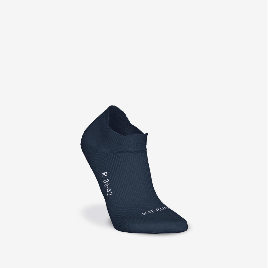 Lot de 2 paires de chaussettes de running run500 fines invisibles