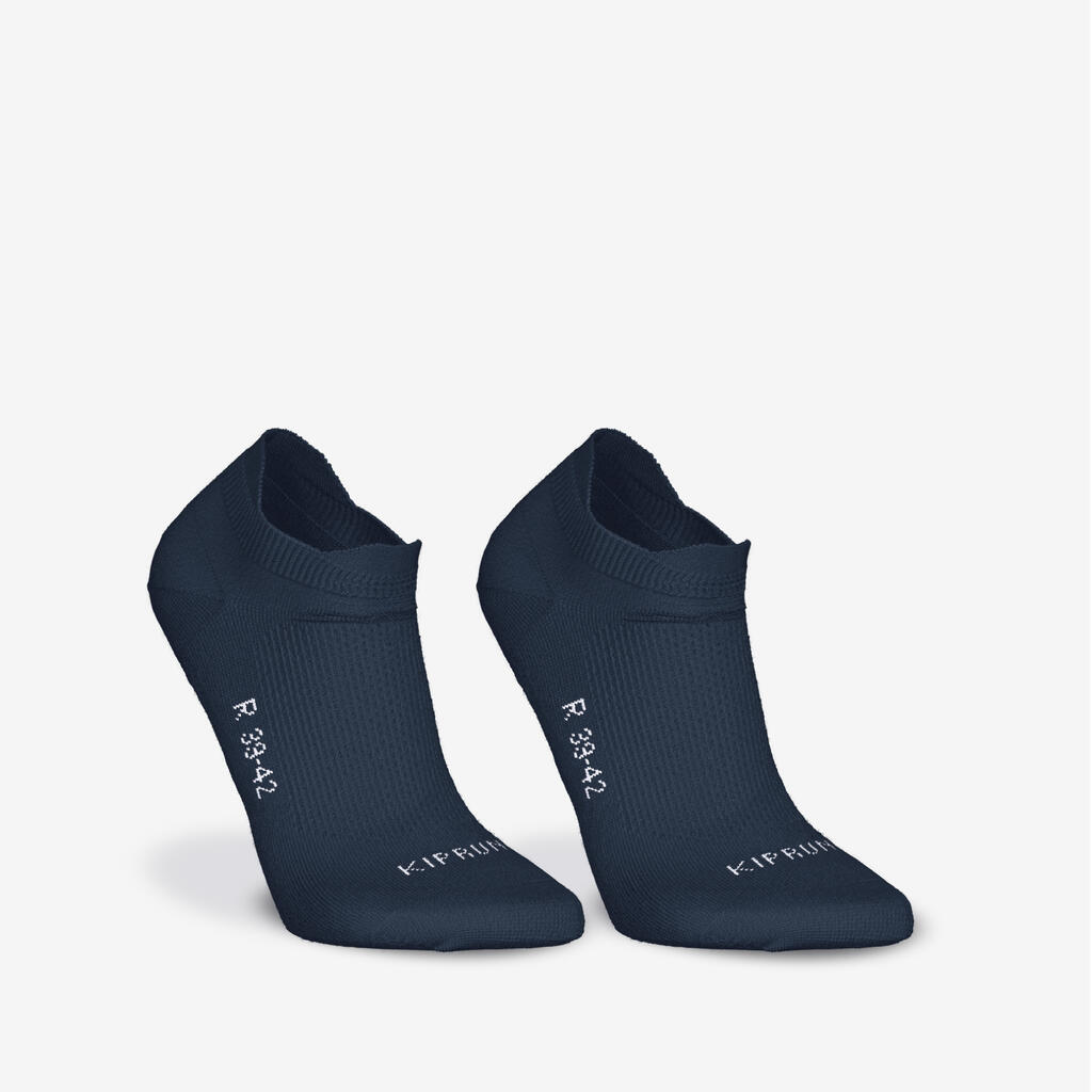 LOT de 2 PAIRES de CHAUSSETTES DE RUNNING RUN500 FINES INVISIBLES