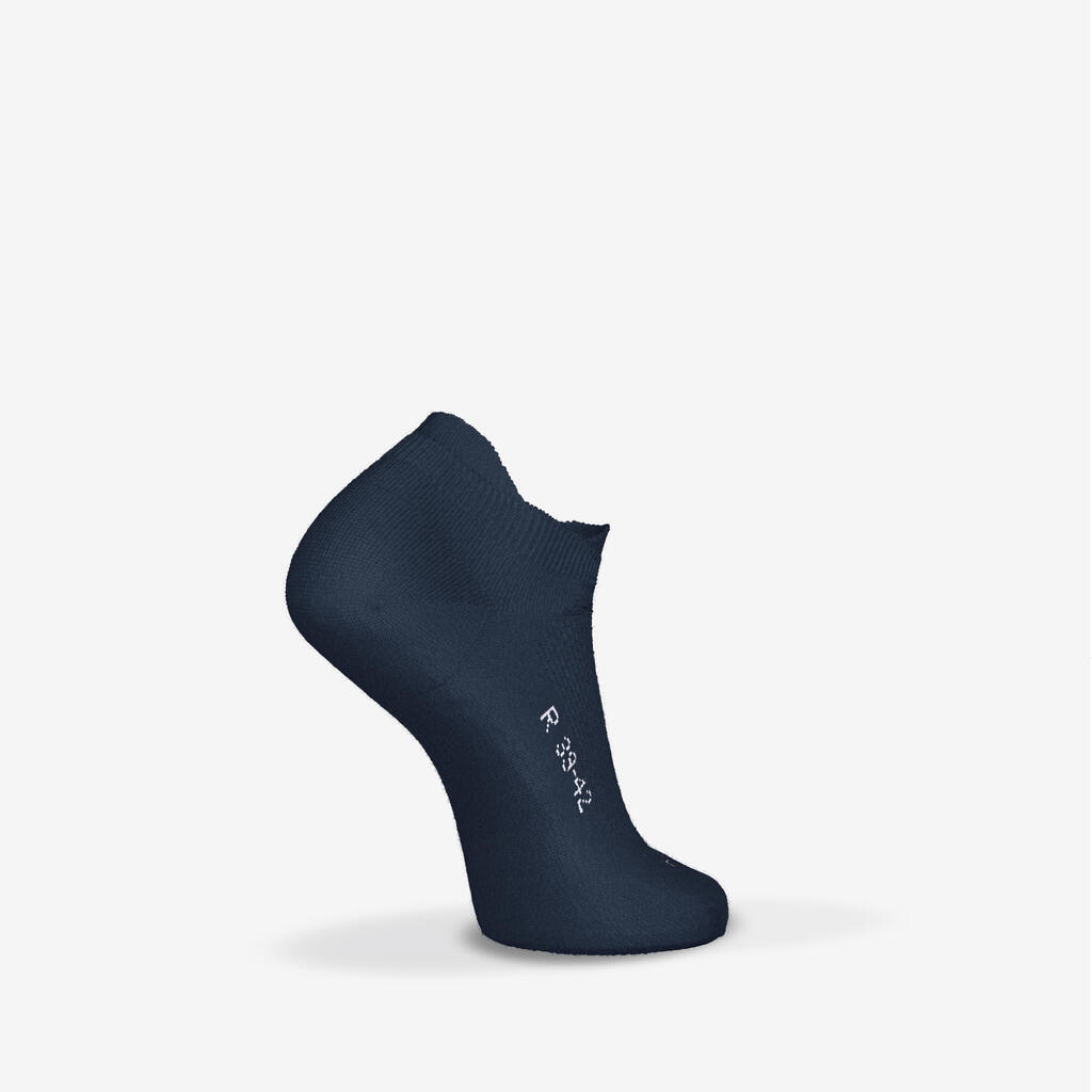 Lot de 2 paires de chaussettes de running run500 fines invisibles