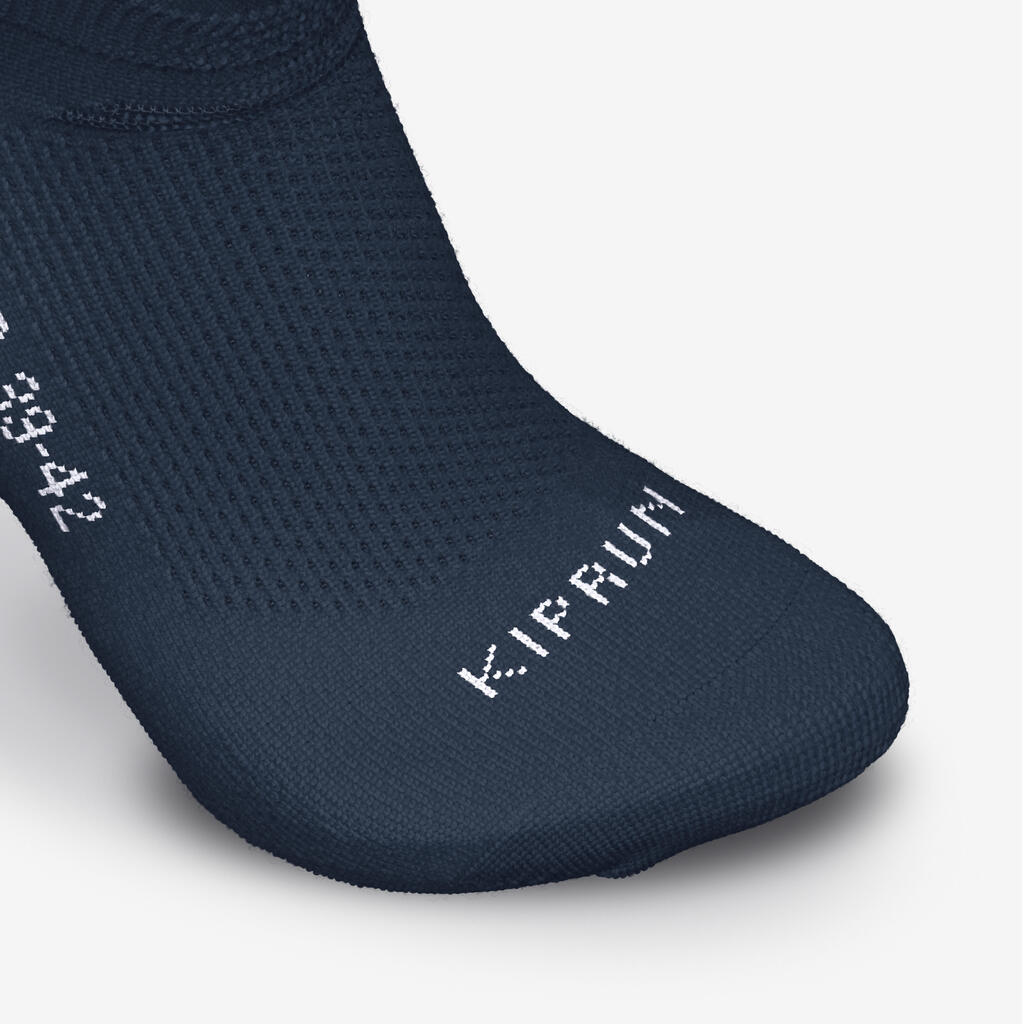 Lot de 2 paires de chaussettes de running run500 fines invisibles