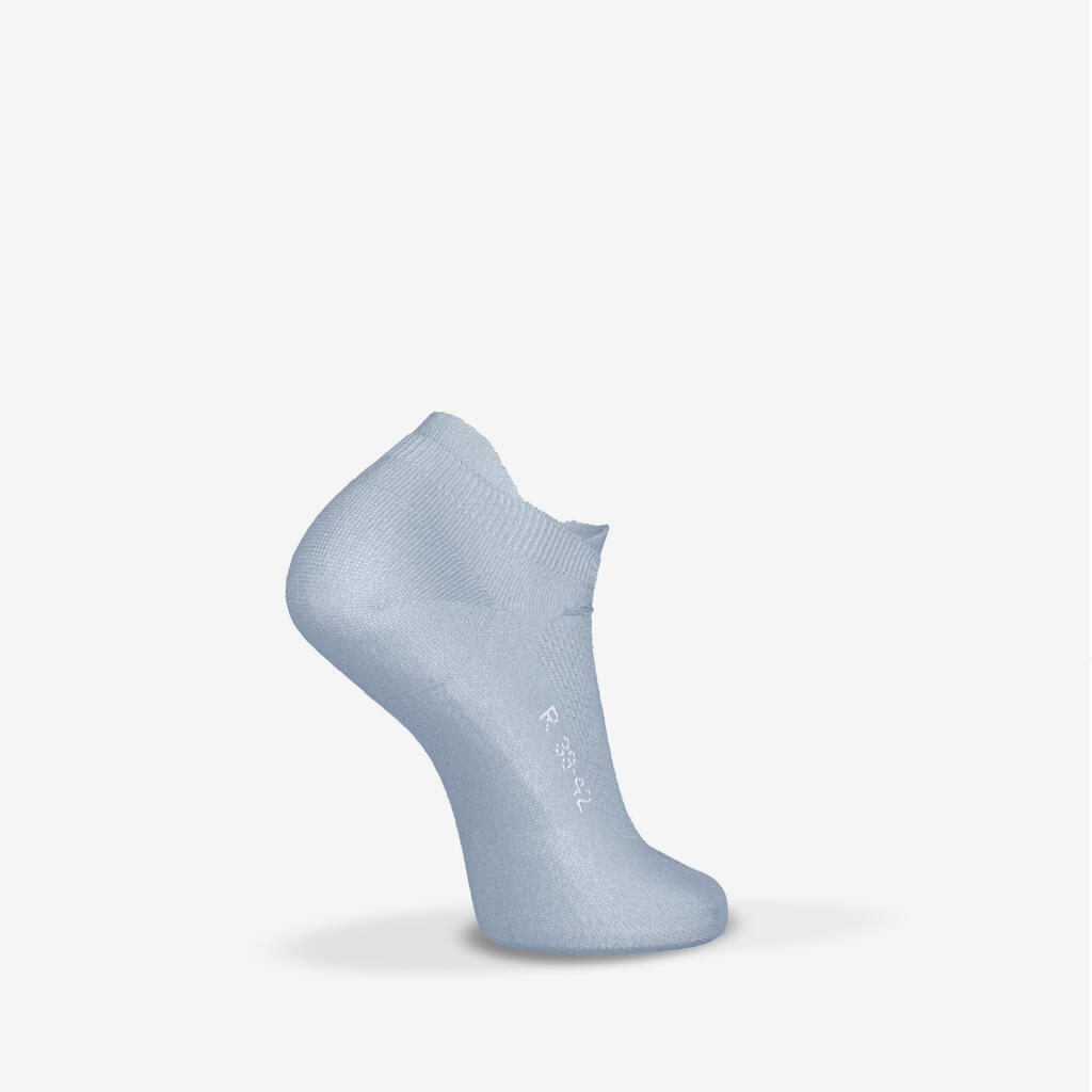 Lot de 2 paires de chaussettes de running run500 fines invisibles
