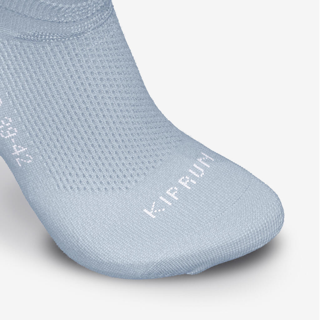 Lot de 2 paires de chaussettes de running run500 fines invisibles