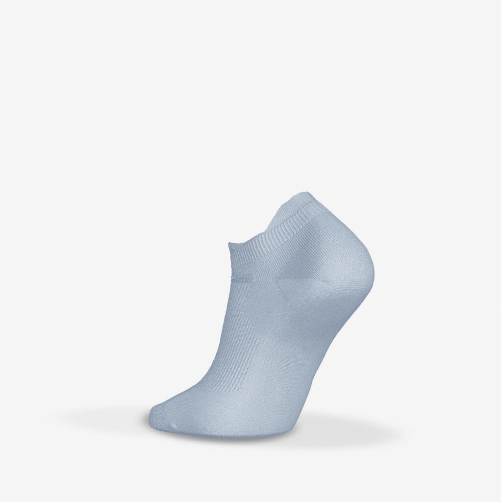 Lot de 2 paires de chaussettes de running run500 fines invisibles