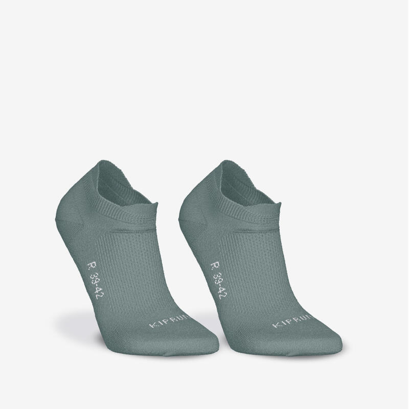 LOTE de 2 PARES de CALCETINES DE RUNNING RUN500 FINOS INVISIBLES 