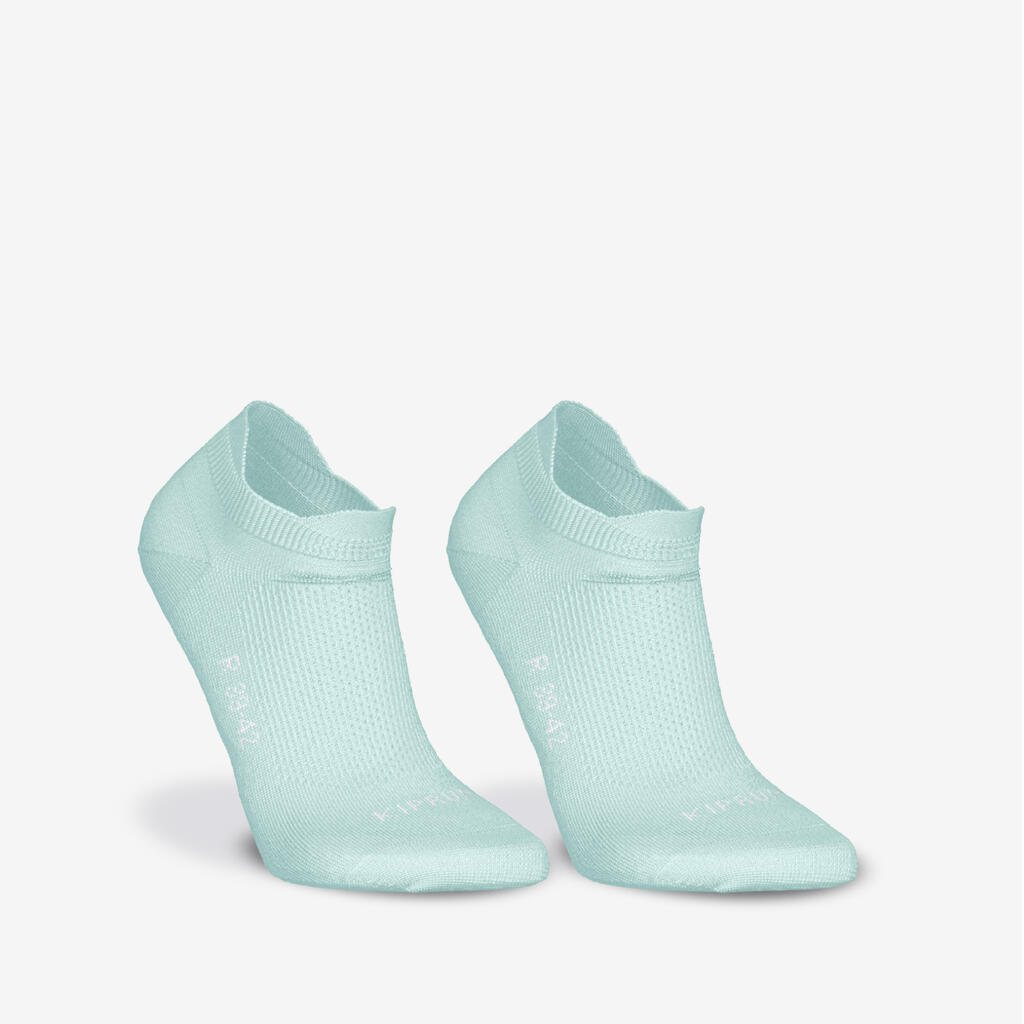 Calcetines de running invisibles y delgados 2 pares RUN500 