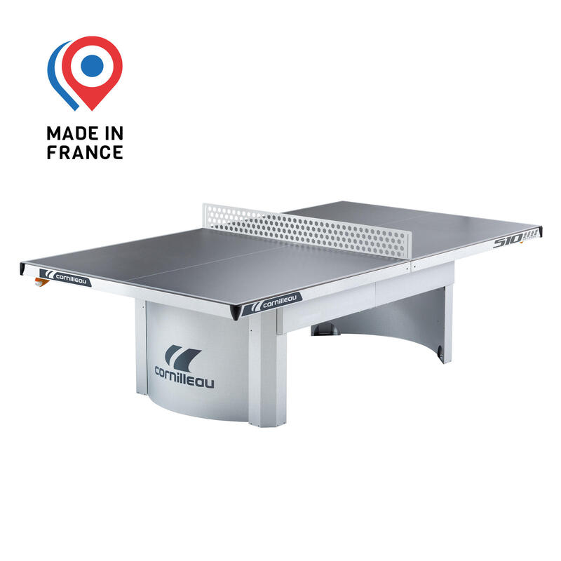 TABLE DE TENNIS DE TABLE EXTÉRIEURE 510 PRO OUTDOOR GRISE