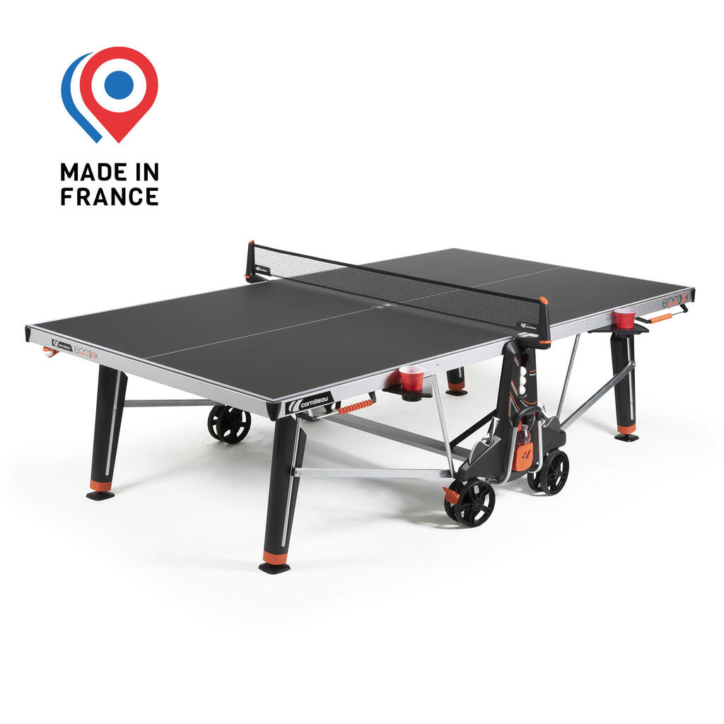 Sivi sto za stoni tenis PPT 600X OUTDOOR