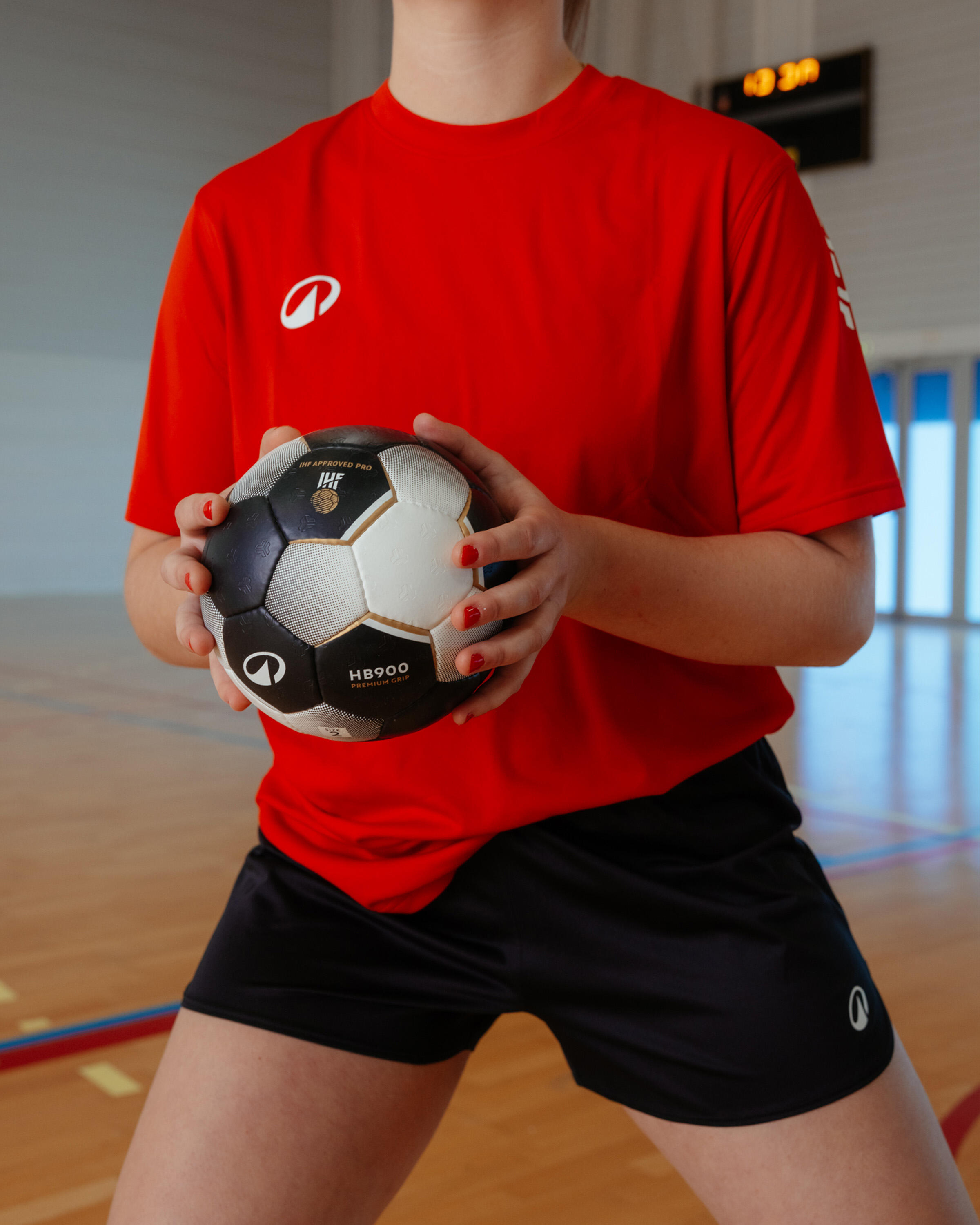 Short de handball femme - H100 noir 11/14