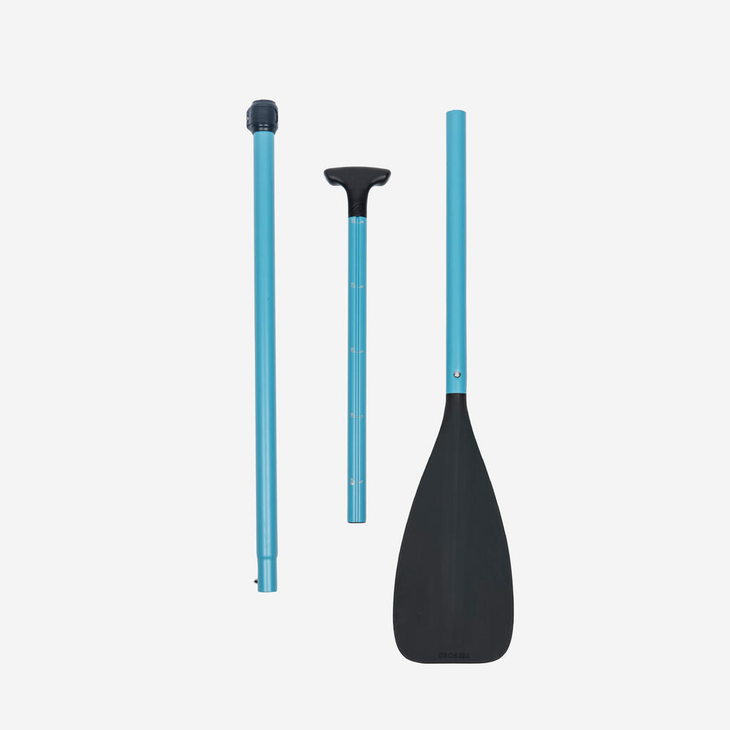 Pagaie stand up paddle 3P 165-205cm - 100 Bleu