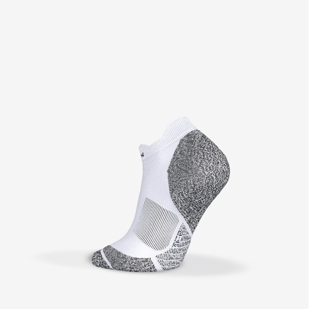 Chaussettes de running KIPRUN run900 fines invisibles blanches