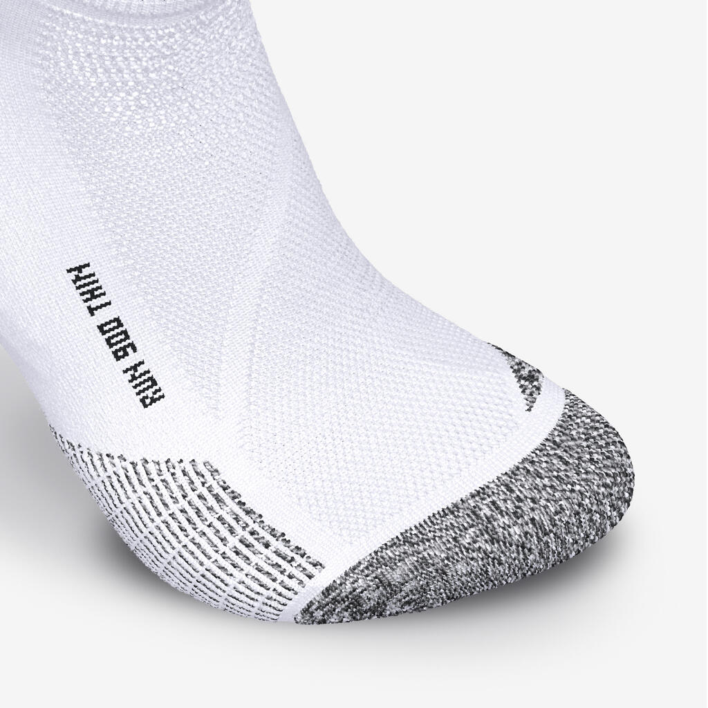 Chaussettes de running KIPRUN run900 fines invisibles blanches