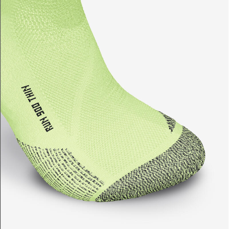 Chaussettes de running KIPRUN run900 fines mid jaunes