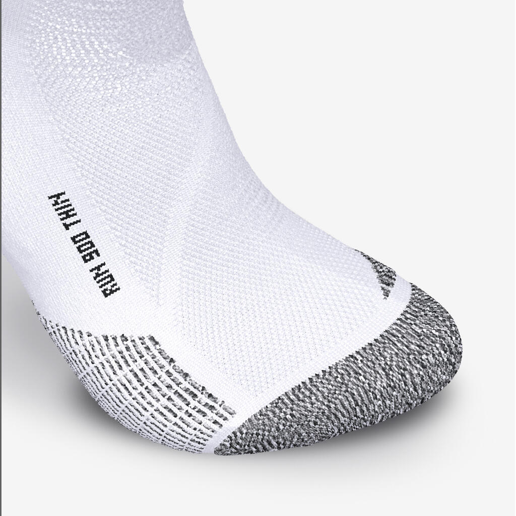 Calcetines de running delgados de altura media verdes Kiprun Run 900
