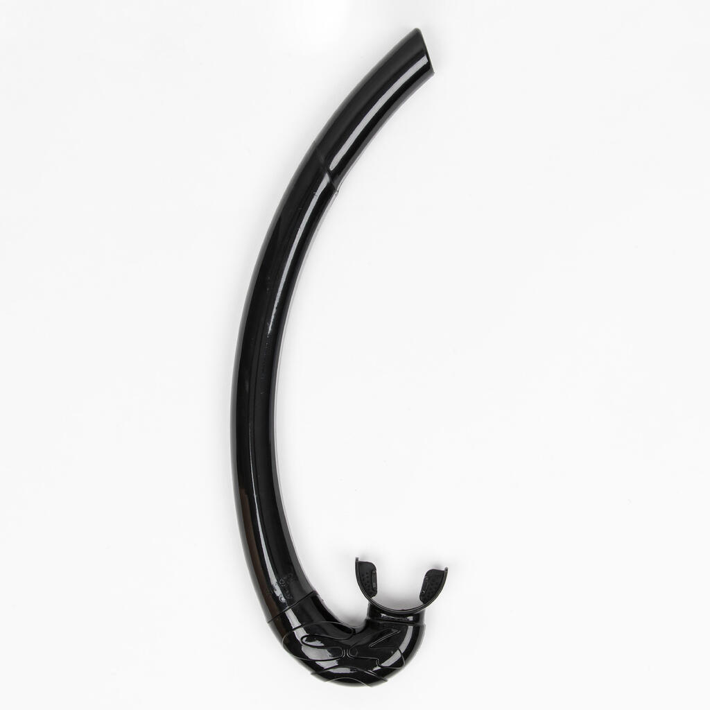 Diving, spearfishing and freediving snorkel - C4 Carbon Mistral black