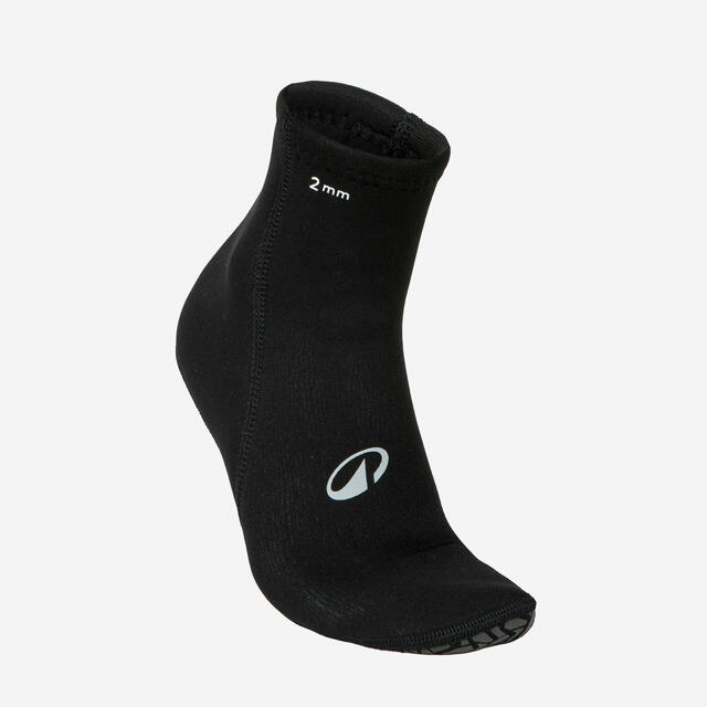 Chaussons de plongée néoprène 2mm - SCD noir