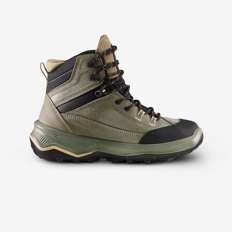 Buty trekkingowe damskie Forclaz MT100 skóra wodoodporne