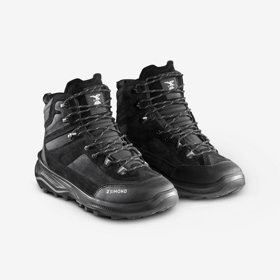 Buty trekkingowe męskie MT100 skóra
