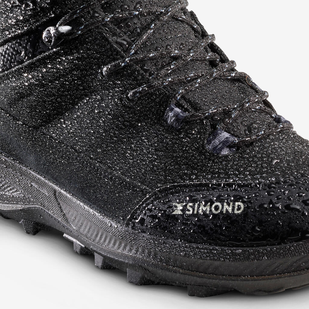 CHAUSSURES HAUTES TREKKING CUIR - MT100 - HOMME