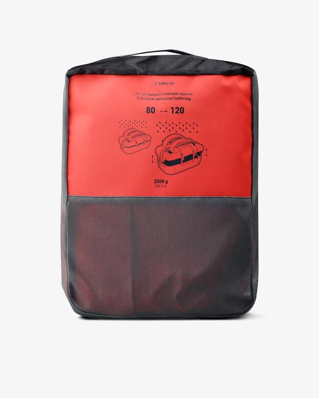 Saco de transporte de trekking impermeável - 80 L a 120 L - DUFFEL 900 EXTEND WP