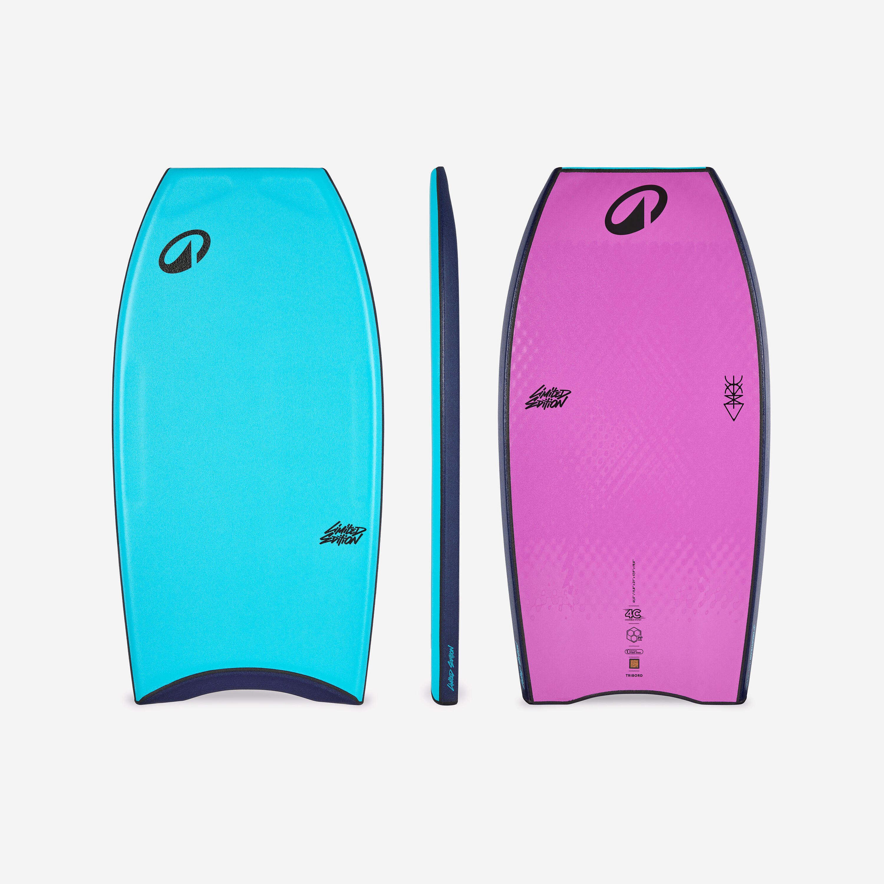 RADBUG Bodyboard 900 Expert Pro-Modell Limitierte Auflage blau/violett