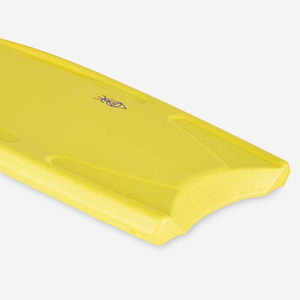 Bodyboard 100 débutant monomatière préformé - Jaune