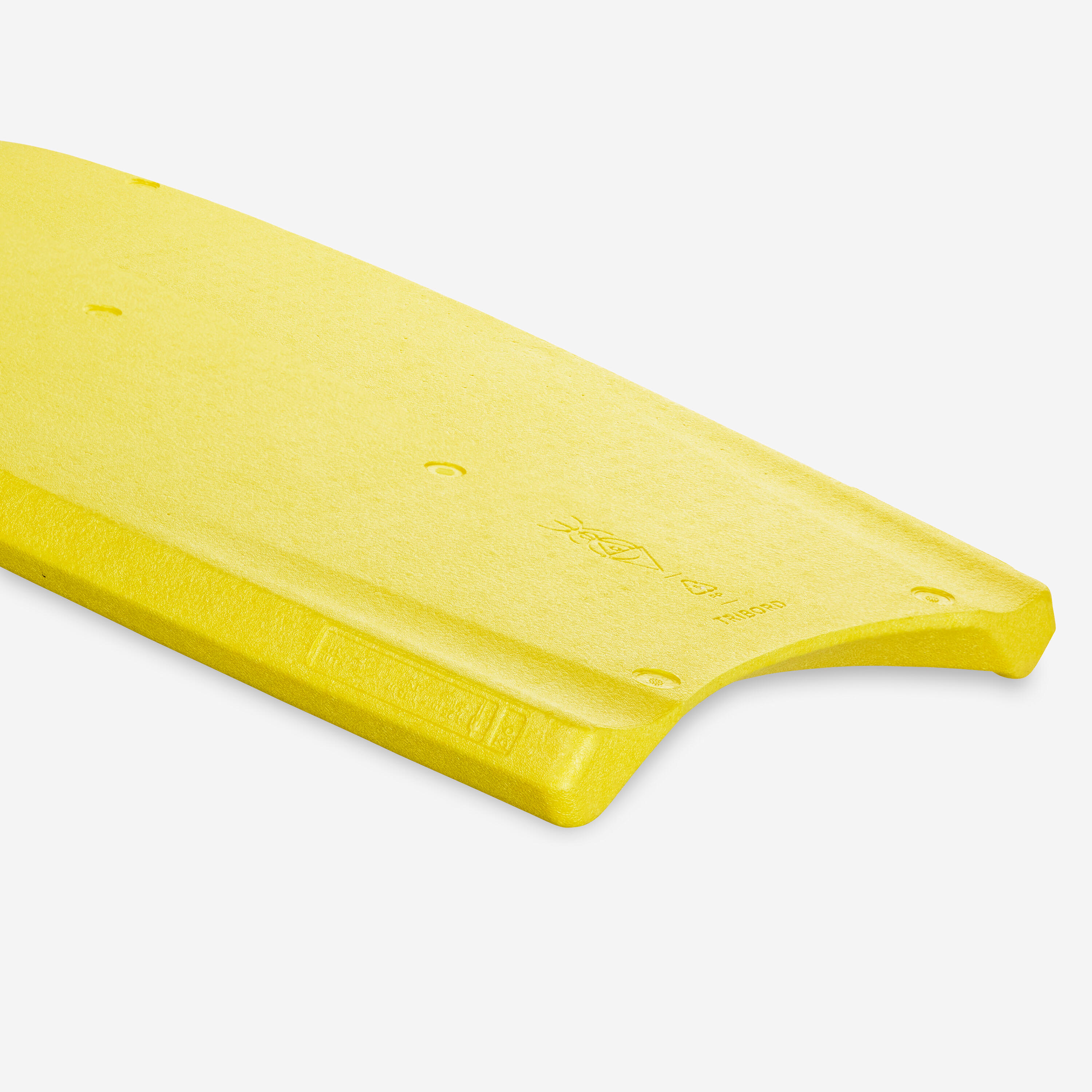 Bodyboard 100 Amarillo Monomaterial Preformado Iniciación 3/5