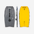 Bodyboard BB 500 confirmé Double stringer - Grey yellow Jaune gris
