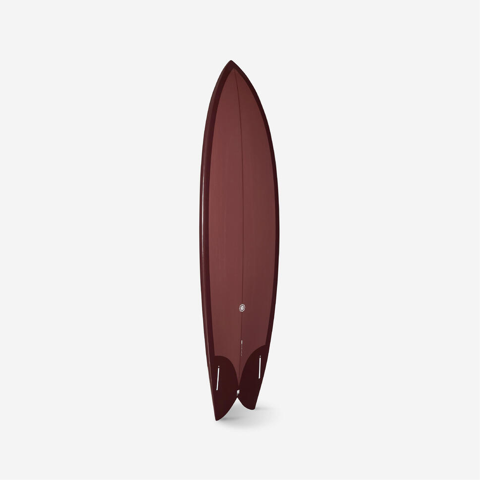 Deska surfingowa Olaian Surf Fish 900 6'1 skrzynki Futures bez finów