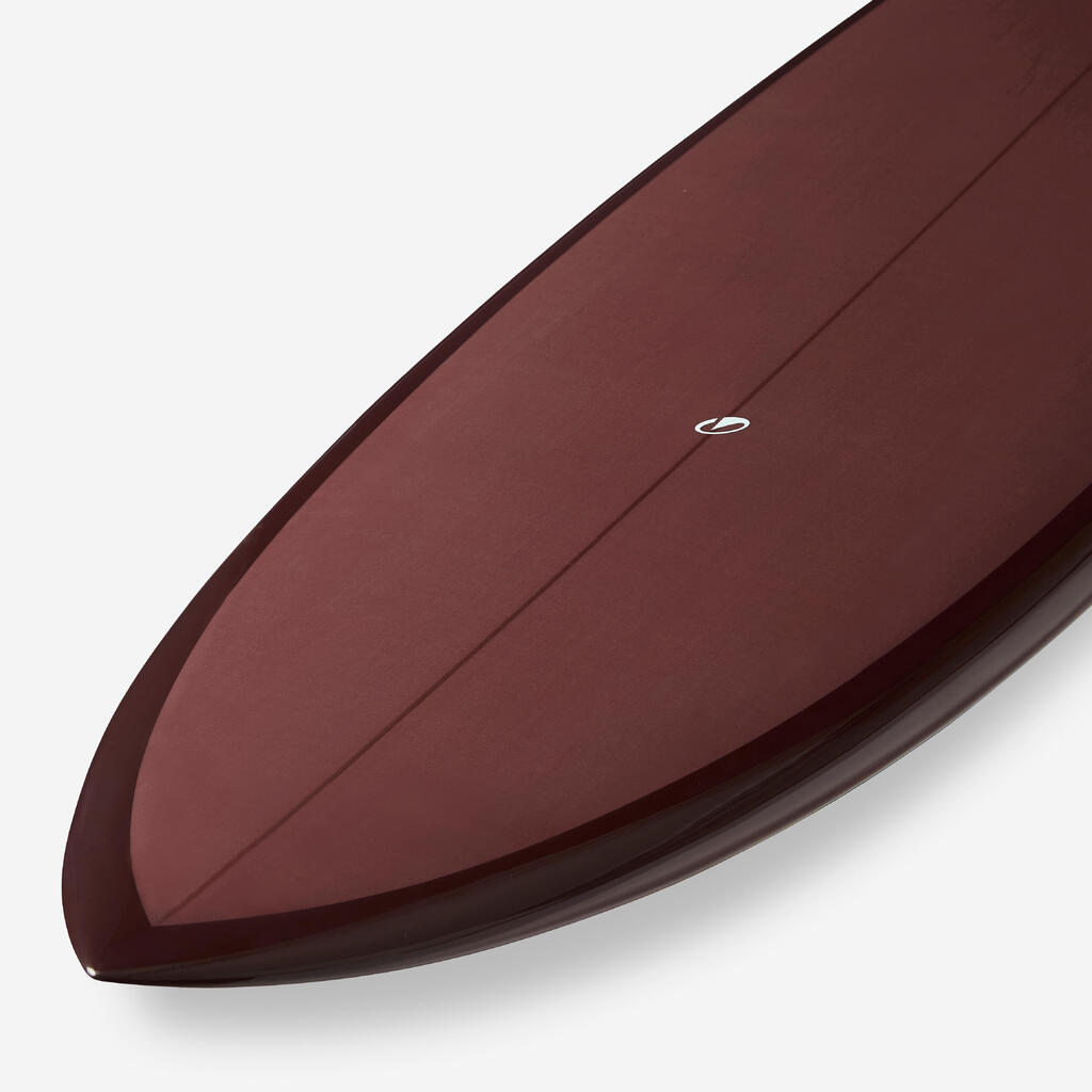 Planche de surf fish 6'1 avec boitiers Futures sans ailerons - bordeaux